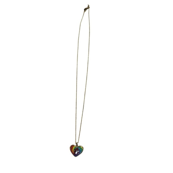 Gold Heart Pendant Necklace - Picture 1 of 2